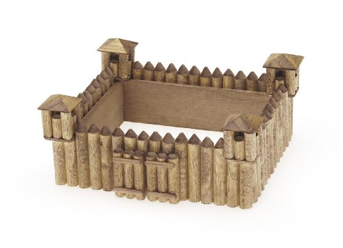 Darice 9181-23 Wooden Model, Fort Kit