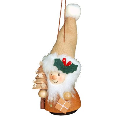 15-0200 – Christian Ulbricht Ornament – Santa with Tree – 5″”H x 2″”W x 2.25″”D