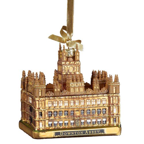 Downton Abbey Kurt Adler Downtown Abbey Castle Glass Ornament, 4.25-Inch