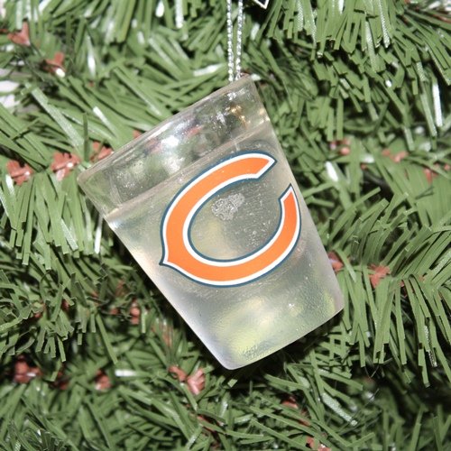 Chicago Bears Shot Glass Ornament
