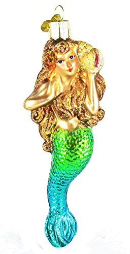 Old World Christmas Mermaid Glass Ornament