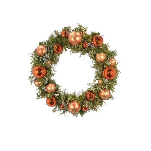 Fantastic Craft X’mas Moss Wreath, 22-Inch, Copper