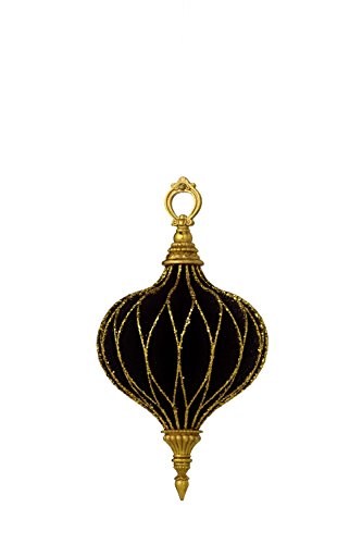 Sage & Co. XAO17138 8″ Paper Onion Finial Ornament