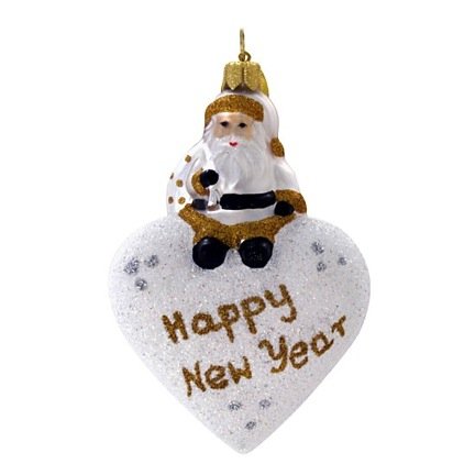 Landmark Creations From Santa With Love: Happy New Year Ornament, 3″