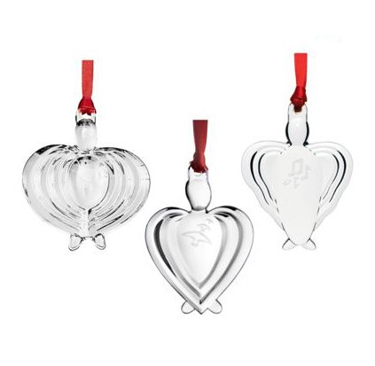 Orrefors Angel Ornaments, 3 pack