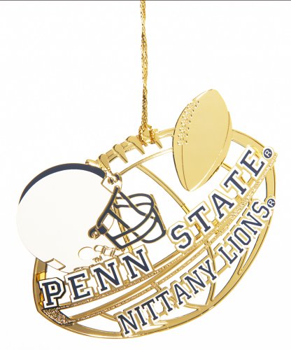 Baldwin PennßState UniversityßFootball Helmet 3-inch Sports Ornament