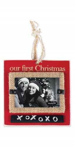 Mud Pie “Our 1st Christmas” Ornament Frame