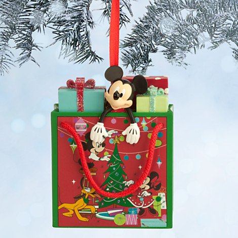 Mickey Mouse Disney Store Bag Ornament