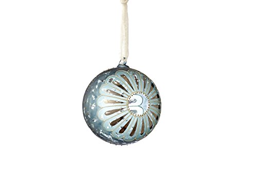 Sage & Co. XAO17160MU 4″ Hand Painted Glass Ball Ornament