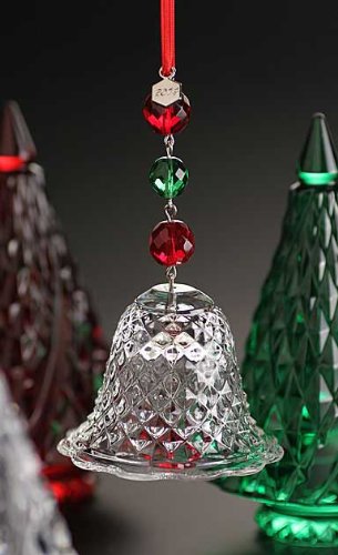 Baccarat 2014 Diamant Crystal Bell Ornament