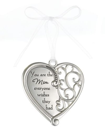 “You are the Mom everyone wishes they had” Always In My Heart Filigree Ornament