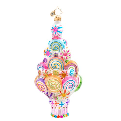 Christopher Radko Lovely Lollis Glass Christmas Ornament 2014