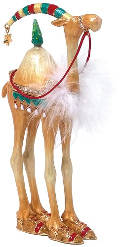 Patience Brewster Christmas Krinkles Camel Jeweled Box Retired – Ornaments 56-39376KRINK