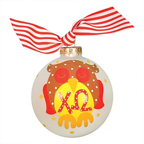 Chi Omega Owl Ornament