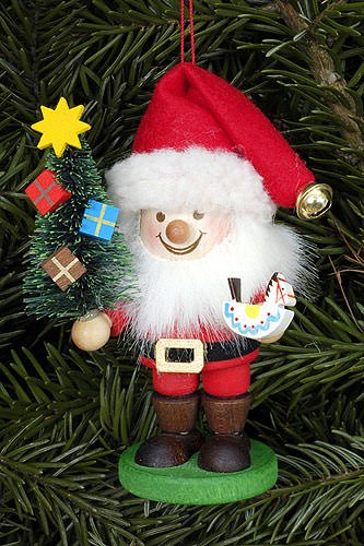 Tree ornaments Tree ornament Santa Claus – 10,5cm / 4 inch – Christian Ulbricht