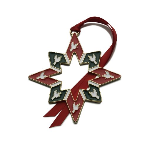 Wallace 2012 Gold Plated Star Ornament, 3rd Edition