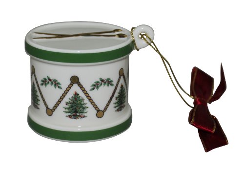 Spode Christmas Tree Drum Ornament