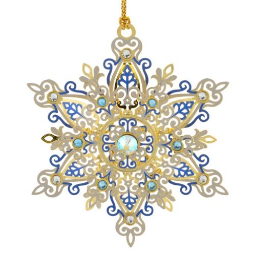 ChemArt Shimmering Snowflake Ornament