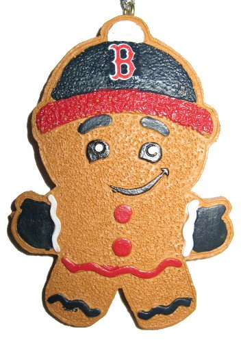 Boston Red Sox MLB Baseball 2013 Gingerbread Man Christmas Ornament
