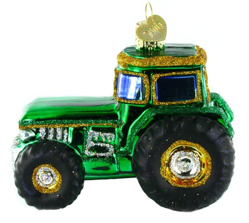 Old World Christmas Tractor Ornament