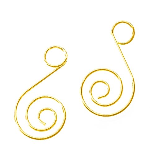 Kurt Adler Ornament Hook, 1.25-Inch, Gold, Set of 50