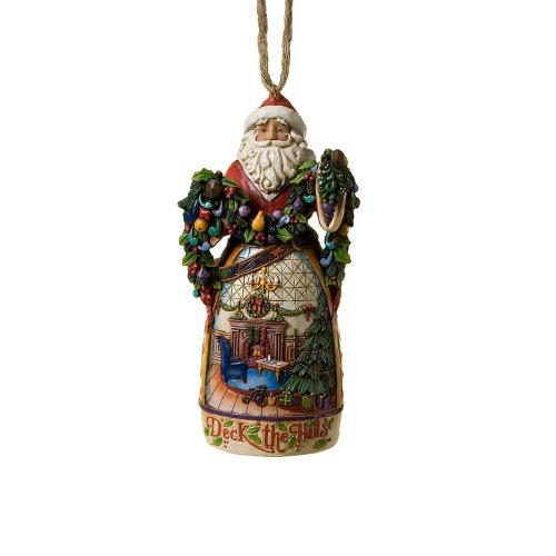 Jim Shore Heartwood Creek from Enesco Deck the Halls Santa Christmas 4.625 IN