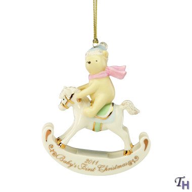 Lenox Disney Showcase 2011 Winnie the Pooh Baby’s First Christmas Ornament