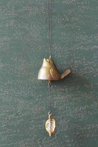 Cast Iron Golden Bird Bell