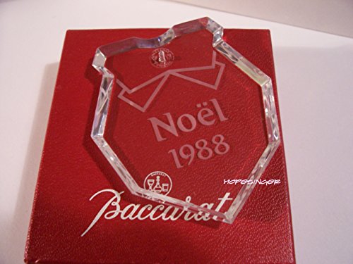 BACCARAT Crystal 1988 Noel Christmas Ornament