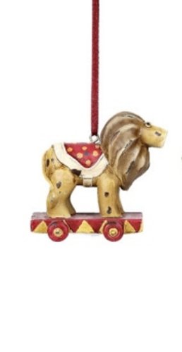 Creative Co-op Circus Animal Ornament, Choice of Styles (lion)