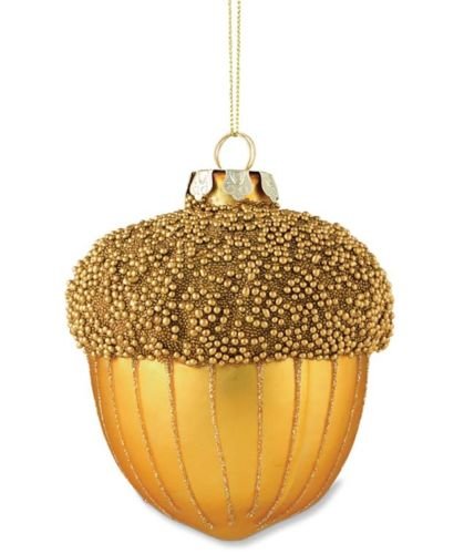 Bethany Lowe – Thanksgiving – Beaded Acorn Ornament, Large – LO2735