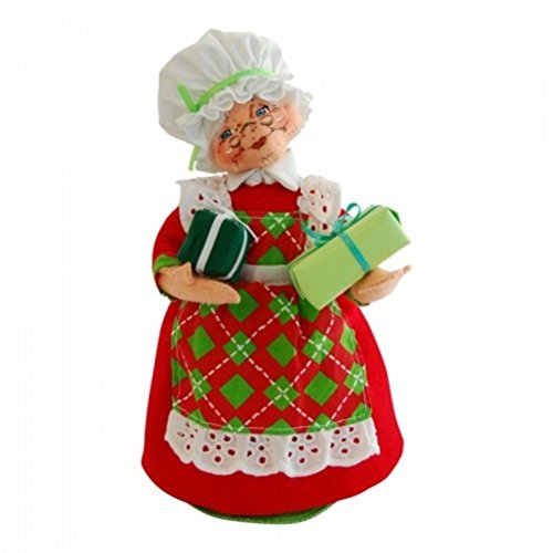 2014 Annalee Dolls 9″ Cheery Mrs. For Christmas, Posable