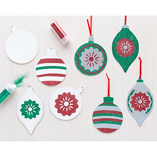 Martha Stewart Crafts Glitter-By-Numbers Christmas Ornament Kit