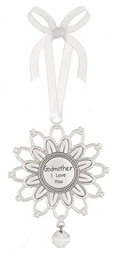 Ganz Sunshine Ornament “Godmother I Love You”