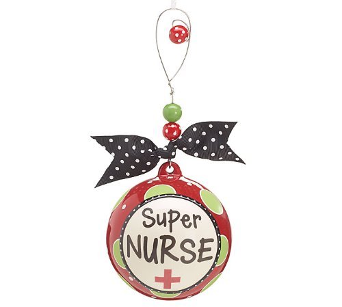 Unique “Super Nurse” Christmas Tree Ornament Great Holiday Gift