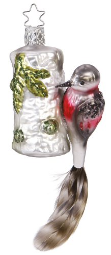 Inge-Glas Alpine Woodpecker Christmas Ornament