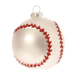 RAZ Imports – 3″ Sport Ball Ornaments (Baseball)