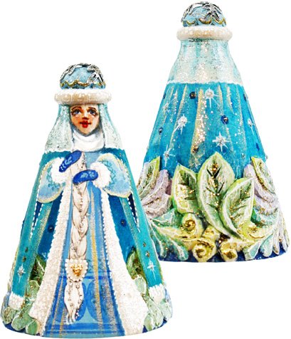 62316-1 – SNOW MAIDEN BELL ORNAMENT – D-O-charms