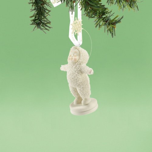 Department 56 Snowbabies by Kristi Jensen Pierro Catch a Flake Ornament, 3.94-Inch