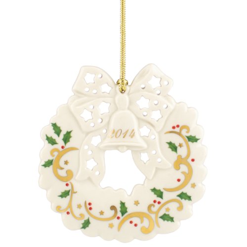 Lenox 2014 Joyous Tidings Wreath Ornament