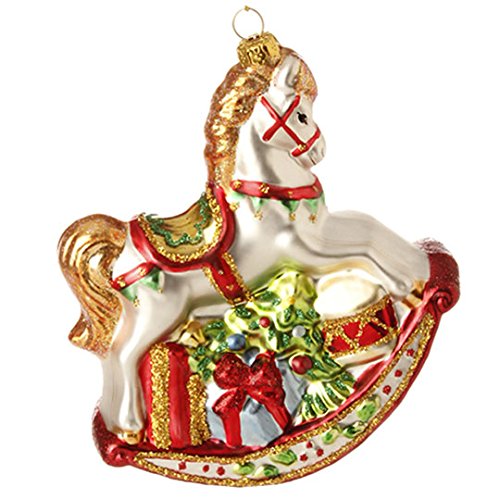 RAZ Imports – 4.5″ Rocking Horse Ornament