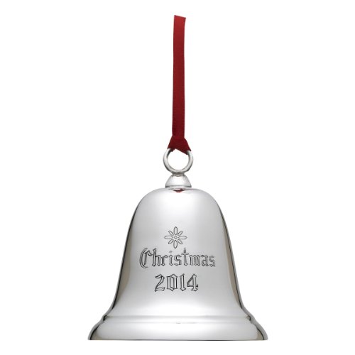 Reed & Barton X800E 2014 Year Marked Engravable Annual Christmas Bell, 2.75 -Inch, 30th Edition