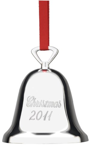Reed & Barton Silver Plated 2011 Christmas Bell Ornament