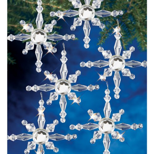 Beadery BOK-7281 Holiday Beaded Ornament Kit, North Star