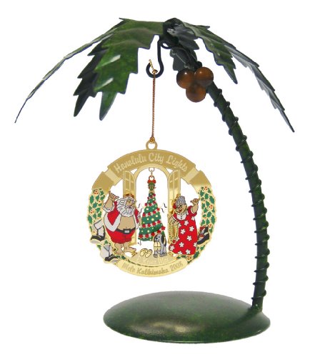 ChemArt Metal Palm Tree  Ornament