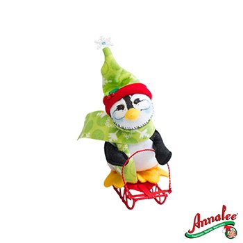 Annalee Mobilitee Christmas Snowflake Penguin 4″