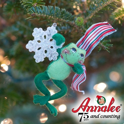 Annalee 4″ Snowflake Frog