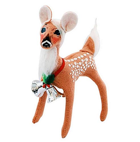 2014 Annalee Dolls 5″ Fawn with Bells for Christmas, Posable