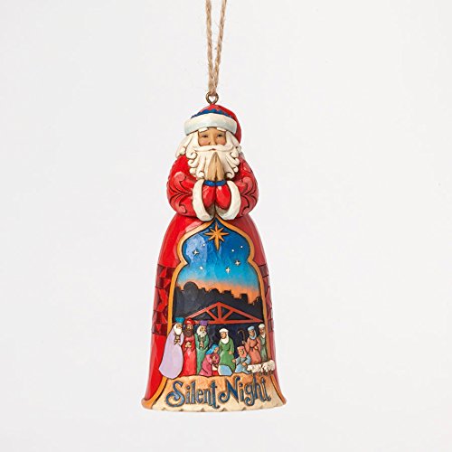 Heartwood Creek Silent Night Santa Hanging Hanging Ornament