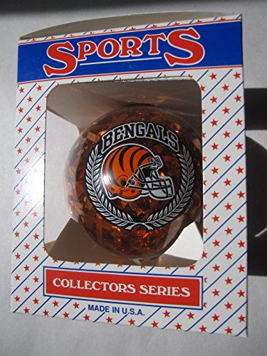 3.25″ Bengals Confetti Ornament Ball